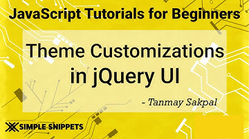 59 - themeroller in jQuery UI | theme roller customizations in jQuery UI