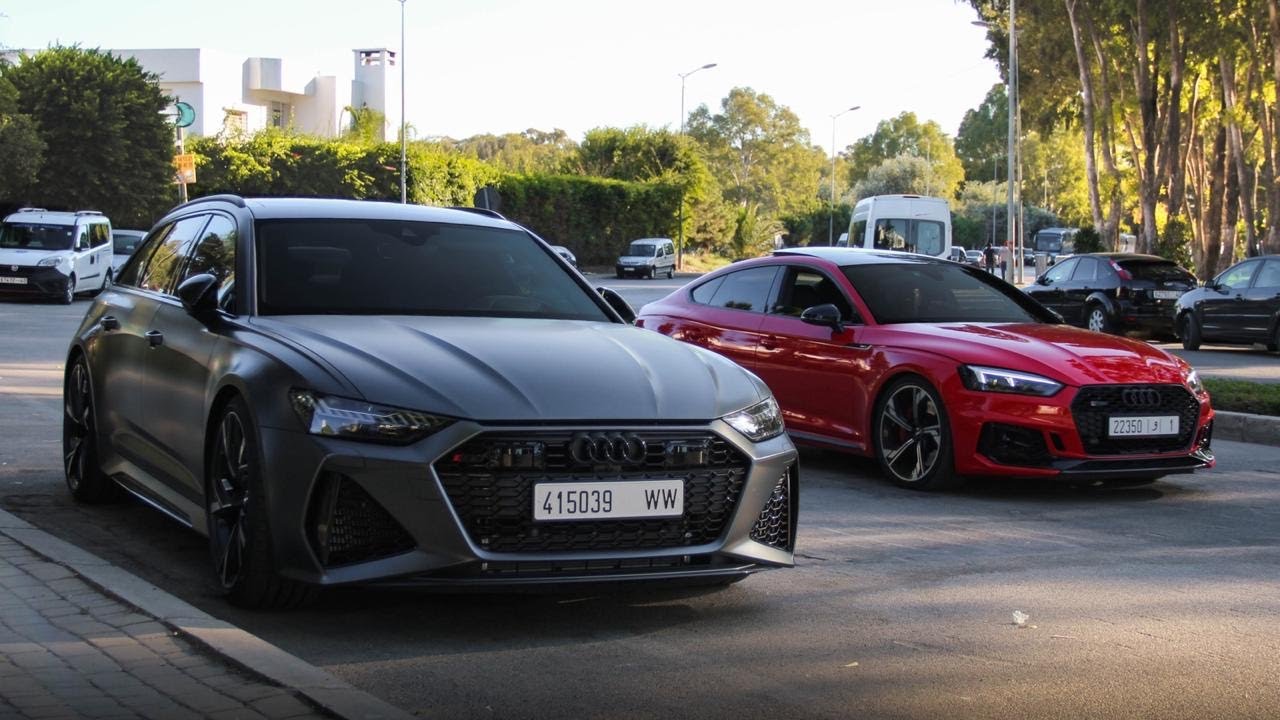 VLOG #9 Carspotting in Tangier 😍 R8 , RS3 , RS4 , RS5 , RS6 , RSQ3 ...