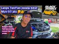 TUKAR LAMPU LED T10 MULTICOLOR 😍 | LAMPU MACAM KEDAI MAKAN TOMYAM 😜 | PERODUA MYVI G3 | BLACKBUNNY