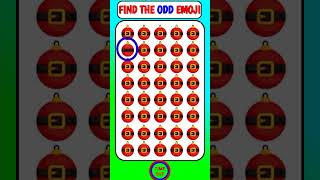 Find the odd emoji out #emoji #emoji challenge level #66 #brainpuzzle #emoji puzzle