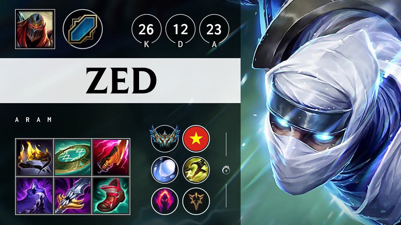 Zed ARAM - VN Challenger Patch 25.12