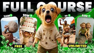 Create Viral AI Monkey YouTube Shorts with FREE Tools (Step-by-Step Course) @AniMahal01  screenshot 4