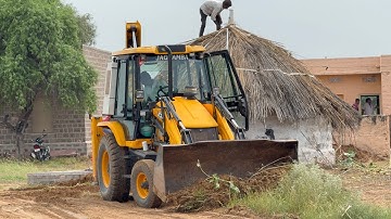 JCB 3Dx Backhoe Loader | Amazing Soil Leveling Work | Heavy Machinery in Action