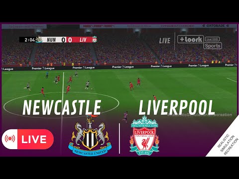 NEWCASTLE vs. LIVERPOOL LIVE | Premier League 23/24 • Simulation &amp; Recreation from Video Game