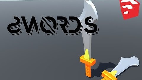 Creating a Prince of Persia Sword in SketchUp | Game Assets creation in Google SketchUp