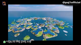 World's first FLOATING city! Stunning images show the community being built in South Korea by 2025