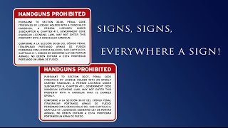 30.06 & 30.07 signs in Texas