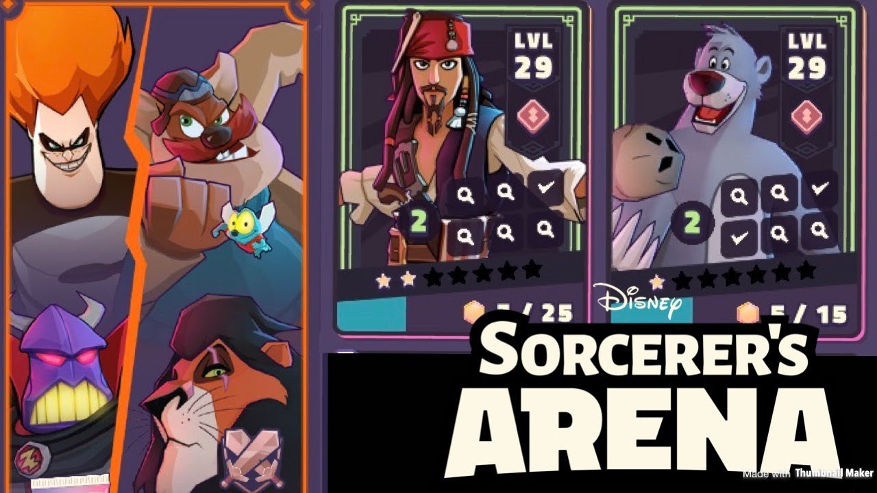 Disney Sorcerer's Arena - Completing Grand Campaign Stage 2 with Jack Sparrow and Baloo