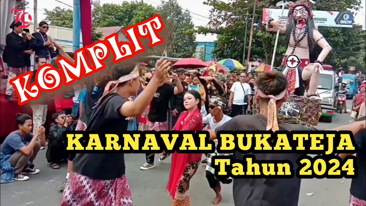 Karnaval kecamatan Bukateja Purbalingga tahun 2024