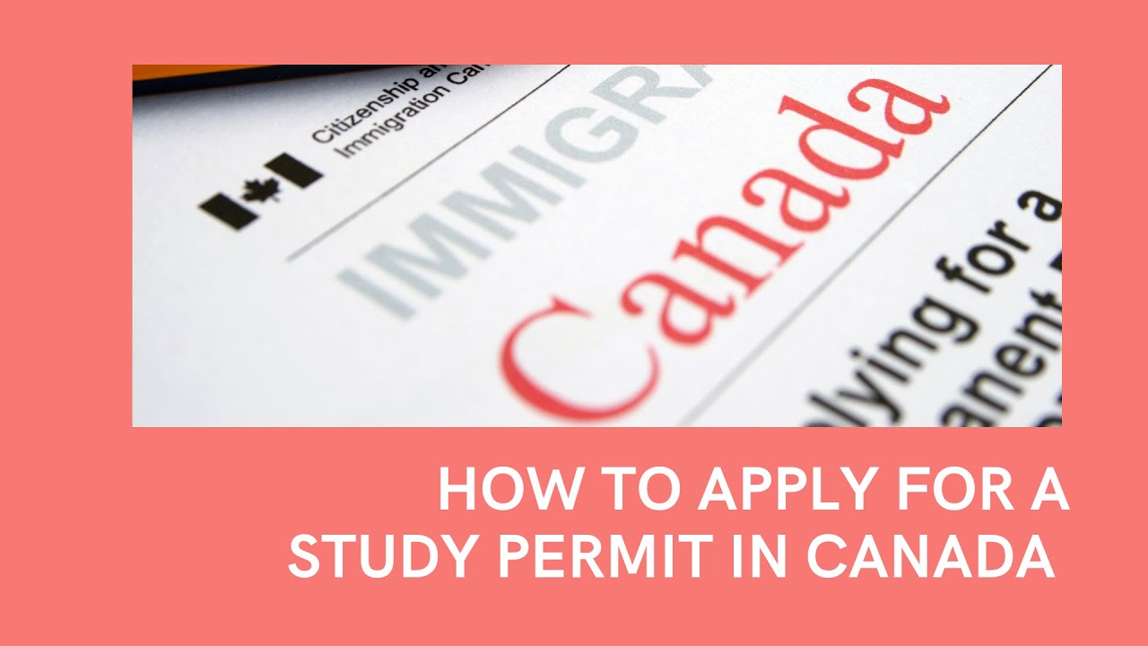 How to Appy for Study Permit in Canada - YouTube