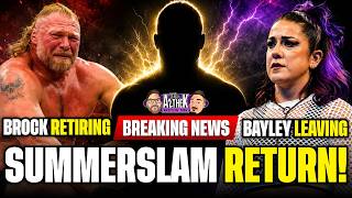 BAYLEY LEAVING WWE?! Brock Lesnar RETIRING? SURPRISE RETURN!? | WWE SummerSlam News