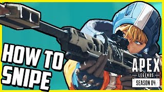 Видео How to Snipe in Apex Legends - Sniper Guide with Season 4 Gameplay Analysis (автор: The Gaming Merchant)
