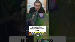 Most DISGUSTING Build Path EVER! Tiamat Vampiric Sunder