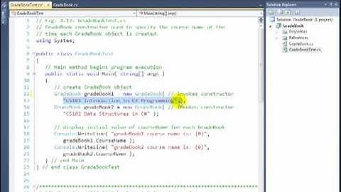 C# 2010 Fundamentals: Initializing Objects with Constructors (Video)