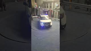 Chicago Police 1/18 scale Ford Explorer with lights. New lighting pattern.