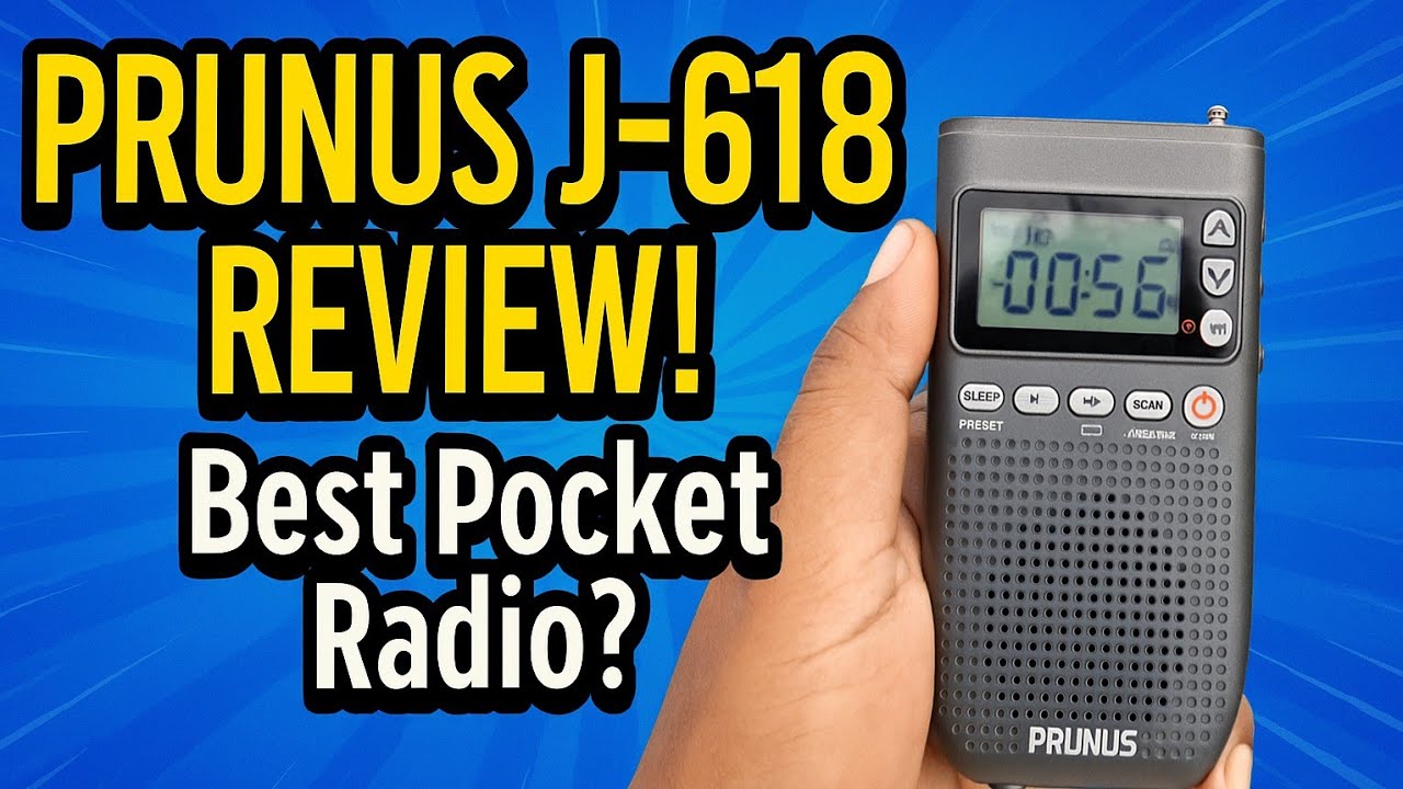 जेब में आने वाला दमदार रेडियो! PRUNUS J-618 की समीक्षा | Review Of Prunus J-618 With Complete BT