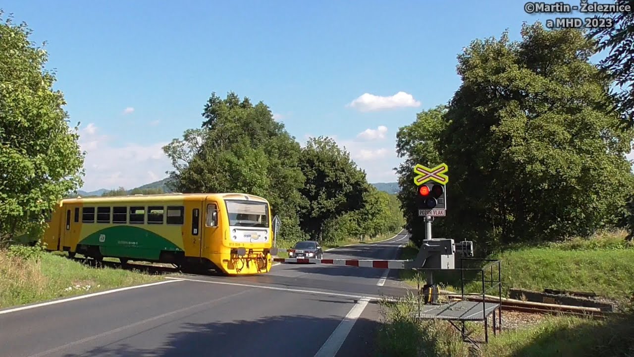 železniční přejezd Markvartice - P2600 / 19.08.2023 / Czech railroad crossing
