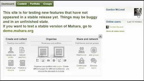 Easy edit profile picture - new features Mahara 1.8