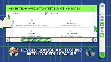👉 AI-Generated API Automation in Minutes with CodePulseAI | Hands-On Demo @psitube#apiautomation