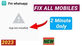 how to fix Fm whatsapp app not installed problem in English tutorial | app not installed fm whatsapp screenshot 4