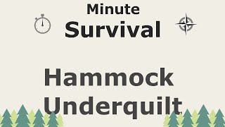 Diy- Hammock Underquilt From Old Sleeping Bag