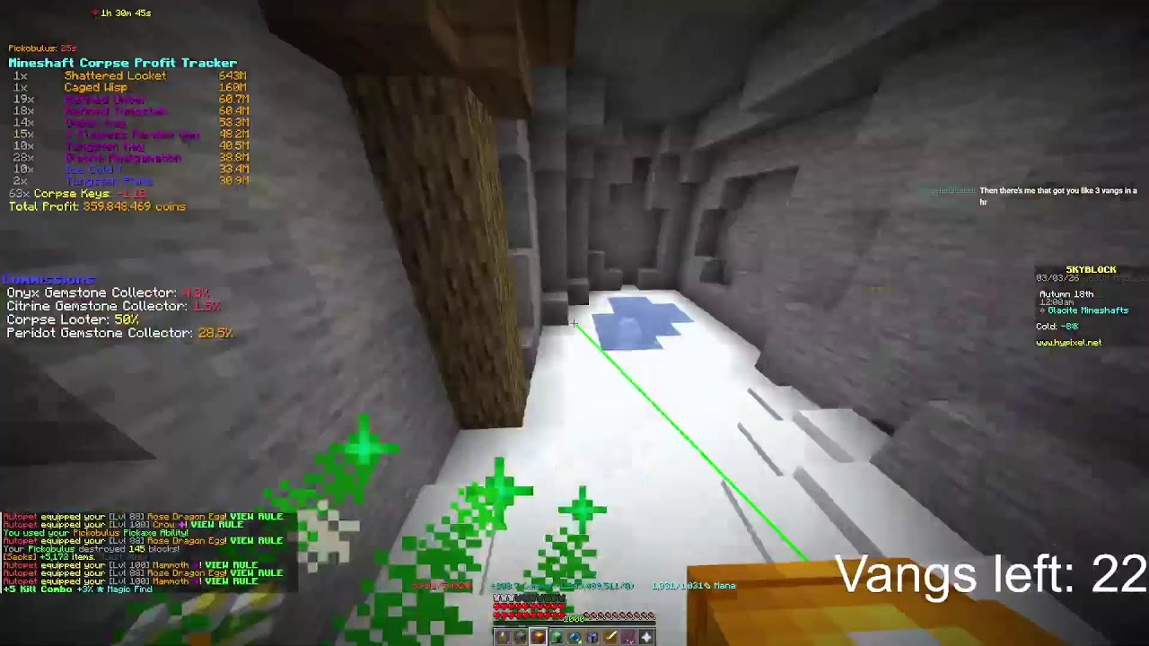 Vanguard Grinding Hypixel Skyblock