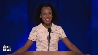 WATCH: Actress Kerry Washington speaks at 2024 Democratic National Convention | 2024 DNC Night 4