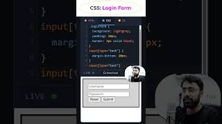 Details Login Form Design using HTML CSS Dark theme #form #htmltutorial #csstutorial Guide