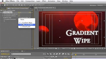 Photoshop and AE: Using Gradient Wipes