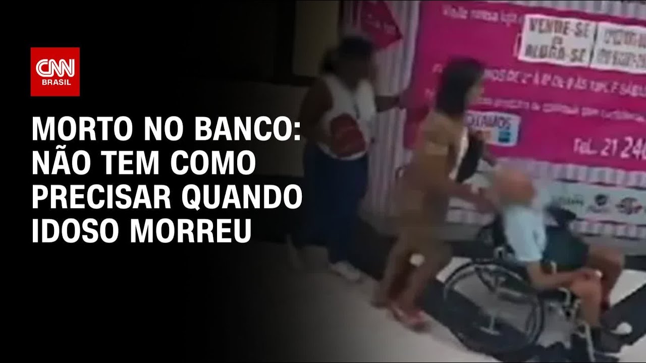 Exames indicam que idoso levado a banco no RJ estava morto há pelo menos 2 horas | CNN PRIME TIME