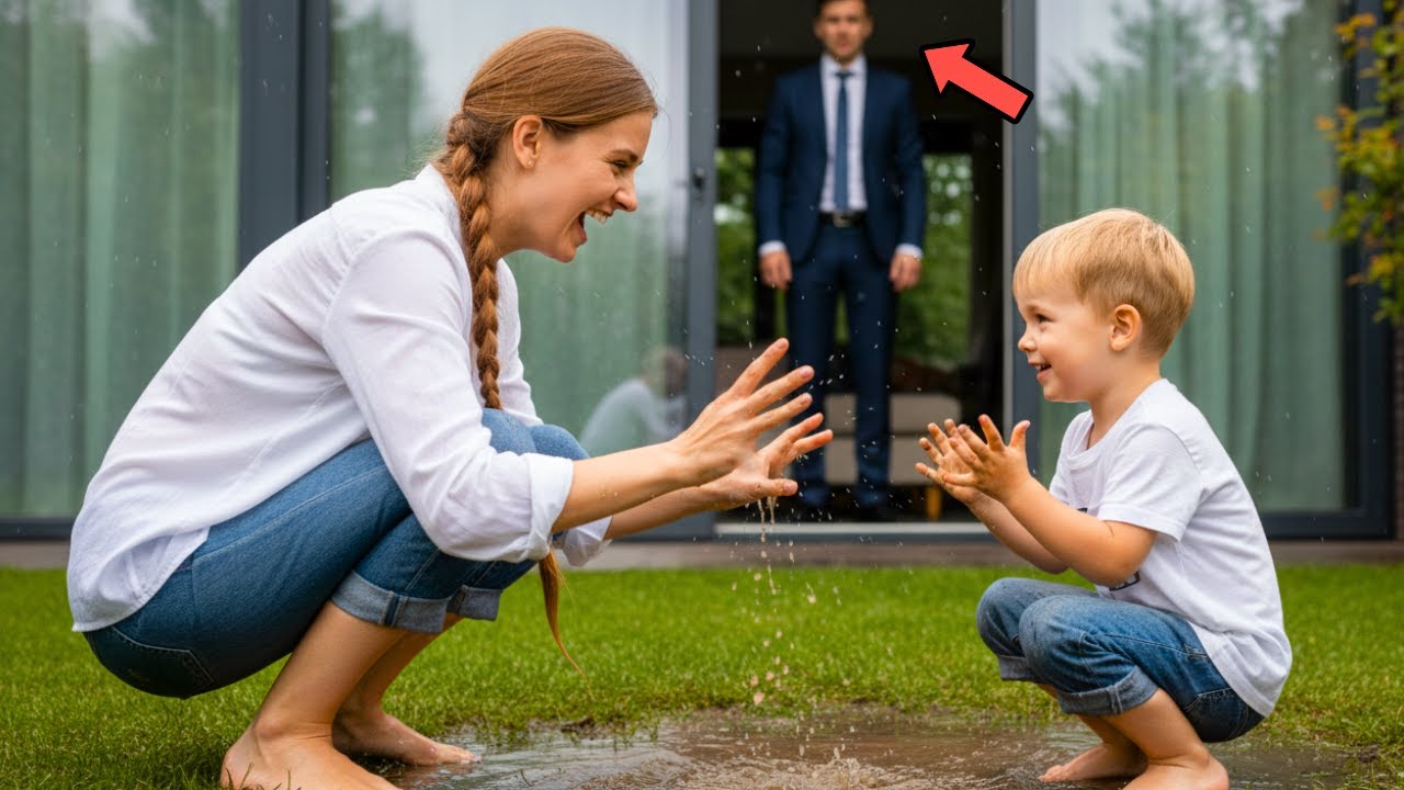 Миллионер нанял няню для глухого сына, но после дождя увидел нечто и был потрясён.