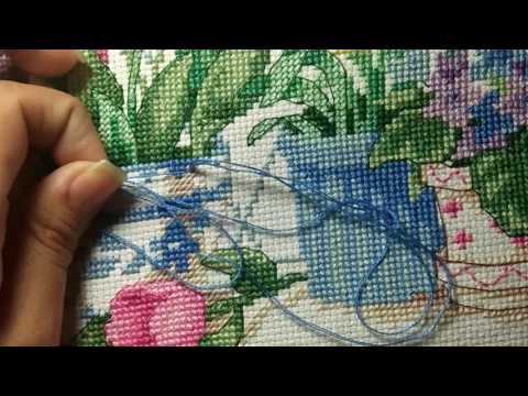 Video Cách thêu nút Sa hạt (nút pháp, French knot, con bọ)... - youtube