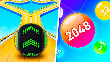 Going Balls vs Color Balls 3D 2048 - Ball Running Games Gameplay (Android/iOS)