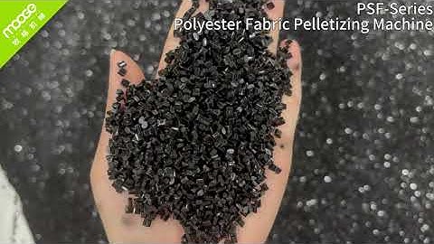 PSF-Series 1Ton/H Polyester Fabric Fiber Pelletizing Granulating Machine