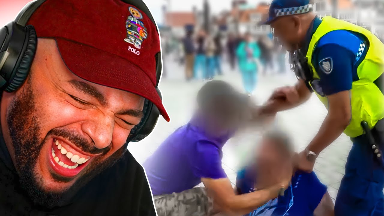 Man Doet Alsof Hij Geslagen Is Door Handhaving