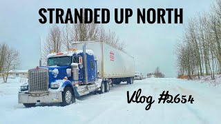 STRANDED UP NORTH!! | My Trucking Life | Vlog #2654 | Oct 25th, 2022