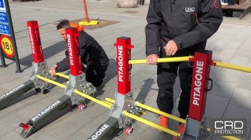 Fordonsbarriär PITAGONE F-11 - Instruktionsfilm
