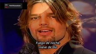 RICKY MARTIN - FUEGO DE NOCHE NIEVE DE DÍA - 1995 - CON  LETRA