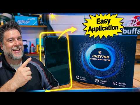 ONEFISH Screen Protector Review 📱✨ Easy Install + Privacy or HD Clear for Just $16! 💰