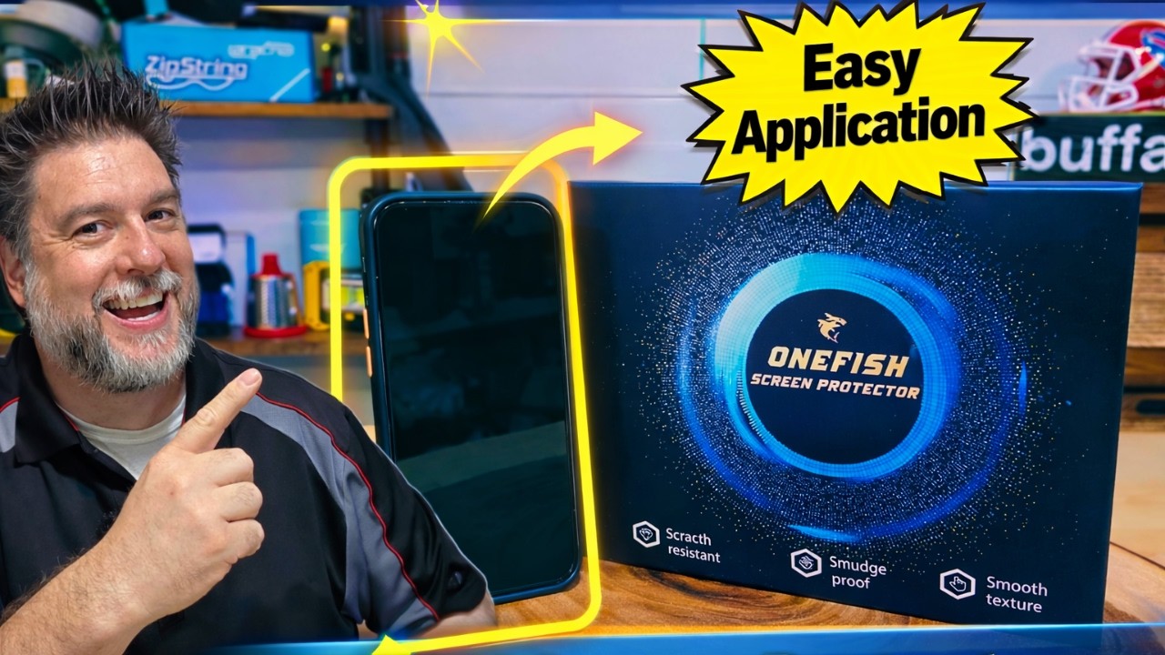 Обзор защитной пленки ONEFISH 📱✨ Простая установка + защита конфиденциальности или прозрачная HD-...