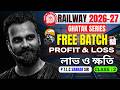 👉 Railway Maths FREE Batch 🚨 Profit &amp; Loss (Class 2) | Ghatak Series 2026-27 By Sankar sir