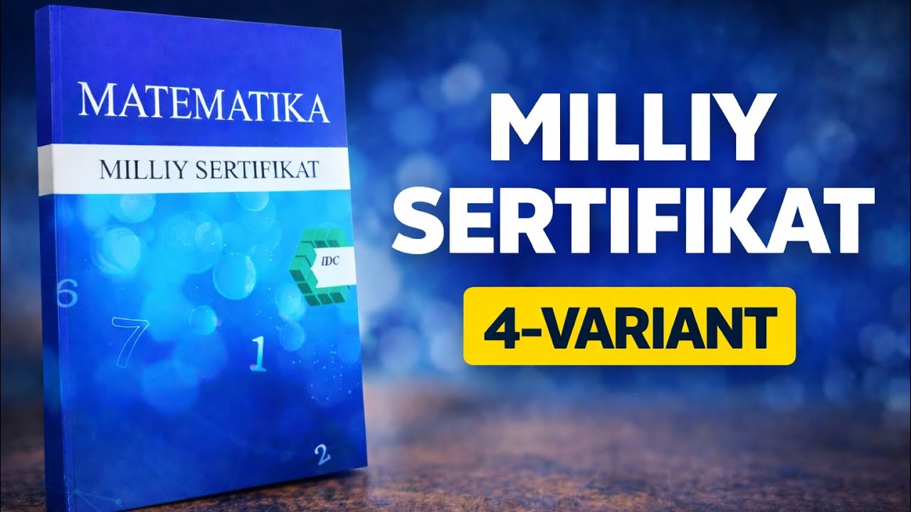 IDC Milliy sertifikat. 4-variant