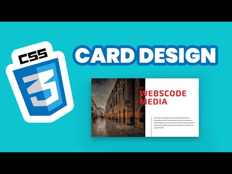 How To Create CSS Card | Simple and Easy Card Design in CSS