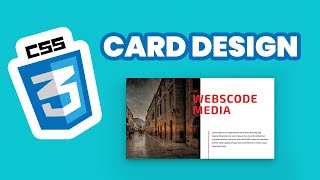 How To Create CSS Card | Simple and Easy Card Design in CSS