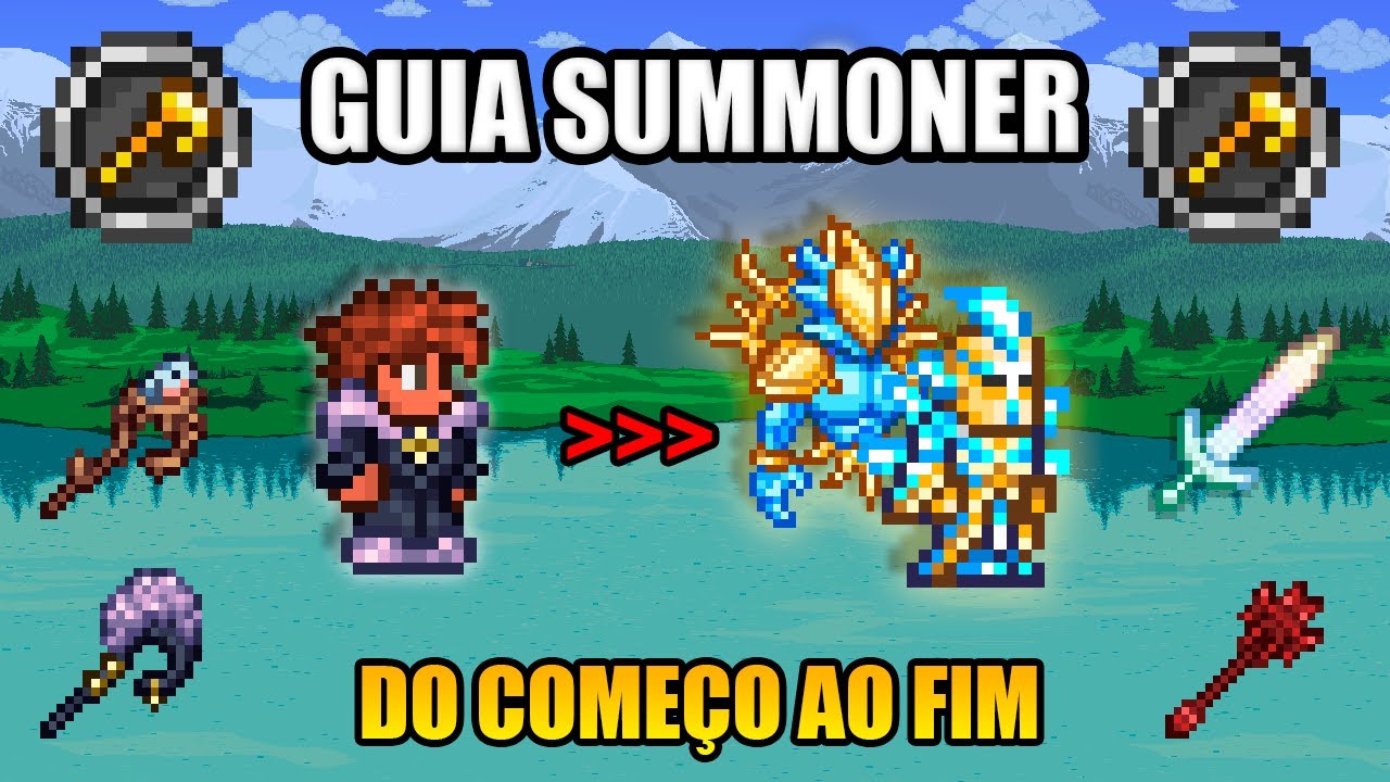 GUIA DE PROGRESSÃO DE SUMMONER NO TERRARIA MASTER MODE EM 2025!