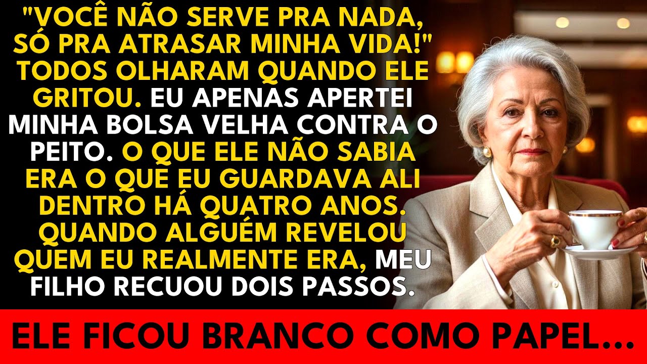 A HISTÓRIA REAL DESTA AVÓ👵 HUMILHADA no BANCO. O SEGREDO dela MUDOU O JOGO!
