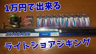 1万円で出来るライトショアジギング