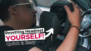 Headrest Reset Mercedes Resetting Deployed W212 E-Cl Headrest Big Money Saver
