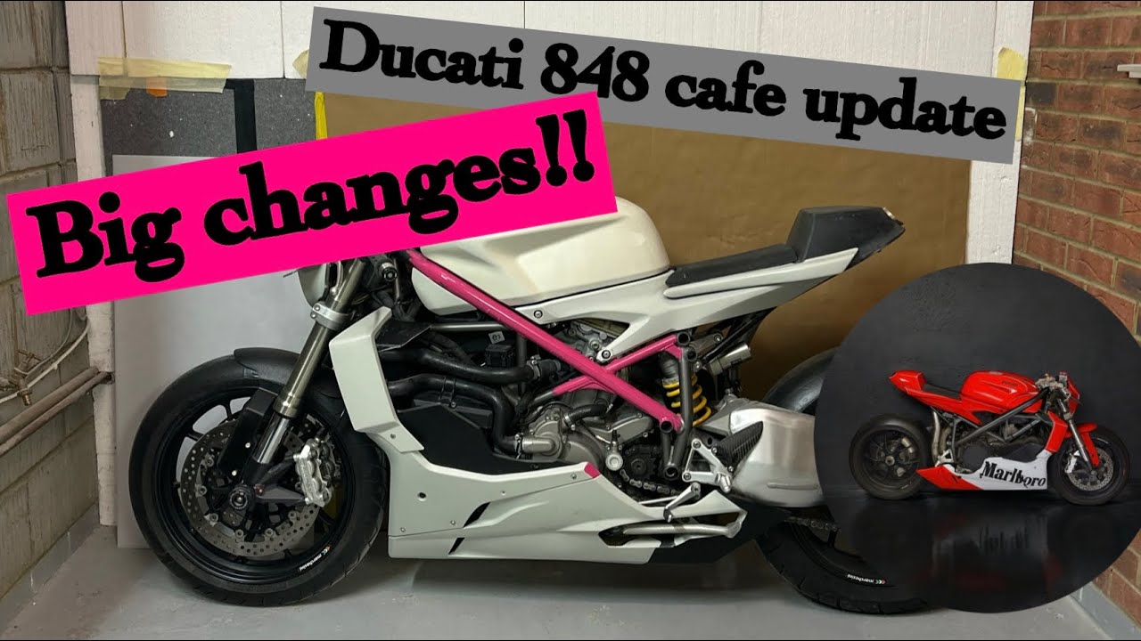 Ducati 848 Aggressive Caferacer Update - YouTube