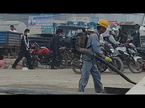 Nepal's first underpass is being built at Kalanki